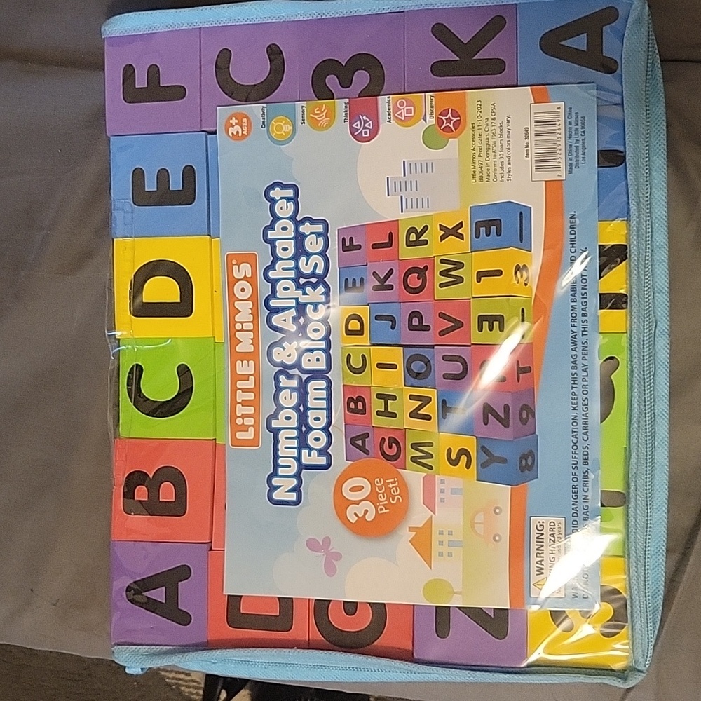Number & Alphabet Foam Block Set